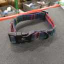 Lionet Paws Christmas Dog Collar- Cute Father Christmas Dog Collars with Plastic Buckle and Santa Claus Pendant,Light Adjustable Dogs Collar for Medium Large Dogs (Large (Pack of 1))