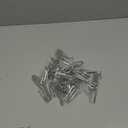 Blulu Pleat Hooks Stainless Steel Curtain Hooks Drapery Clasp and Pin 4 Prongs Pinch Pleat Tools Clips for Window, Shower Curtain(60 Pcs)