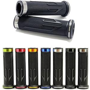 Universal Motorcycle Arrow Rubber Gel Hand Grips for 7/8" 22mm Handlebar Sports Bike Chopper Cruiser Bike