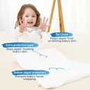 TotAha Toddler Sleep Sack , Soft Wearable Blanket Baby Sleep Bag, Medium-weight 1.0 TOG Sleeping Sacks, Cloud XL