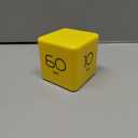 mooas Cube Timer (Yellow), Timers Cube Flip Block Timers Productivity Gravity Sensor Time Management for Kids ADHD Classroom Kitchen Desk Workout Cooking Study 10, 20, 30, 60 Seconds Timer Setting
