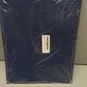 Plain Blue Certificate Folders - Pack of 10, Linen Cover 80 lb. Stock, Folded, Die-Cut Corners, for Office, Business Awards, Graduation, School Diploma Holder, 9-1/2" x 12