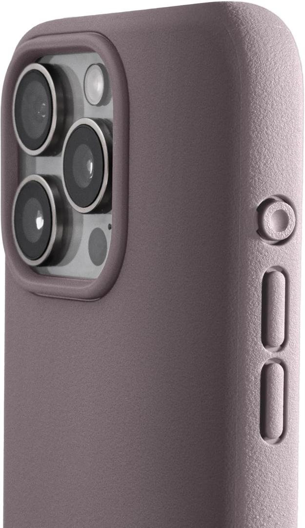 TineeOwl for iPhone 16 Pro Max Magnetic Case, Compatible with MagSafe, TPU, Minimalist, Slim/Thin, Grippy, Microfiber Lining, Rounded Action Button - Dune Series (Stone, iPhone 16 Pro Max)