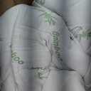 Ultra Soft Twin XL Size Mattress Topper - Viscose Made from Bamboo Pillow Top Mattress Pad for Back Pain Relief - Naturally Cooling for Hot Sleepers, Green