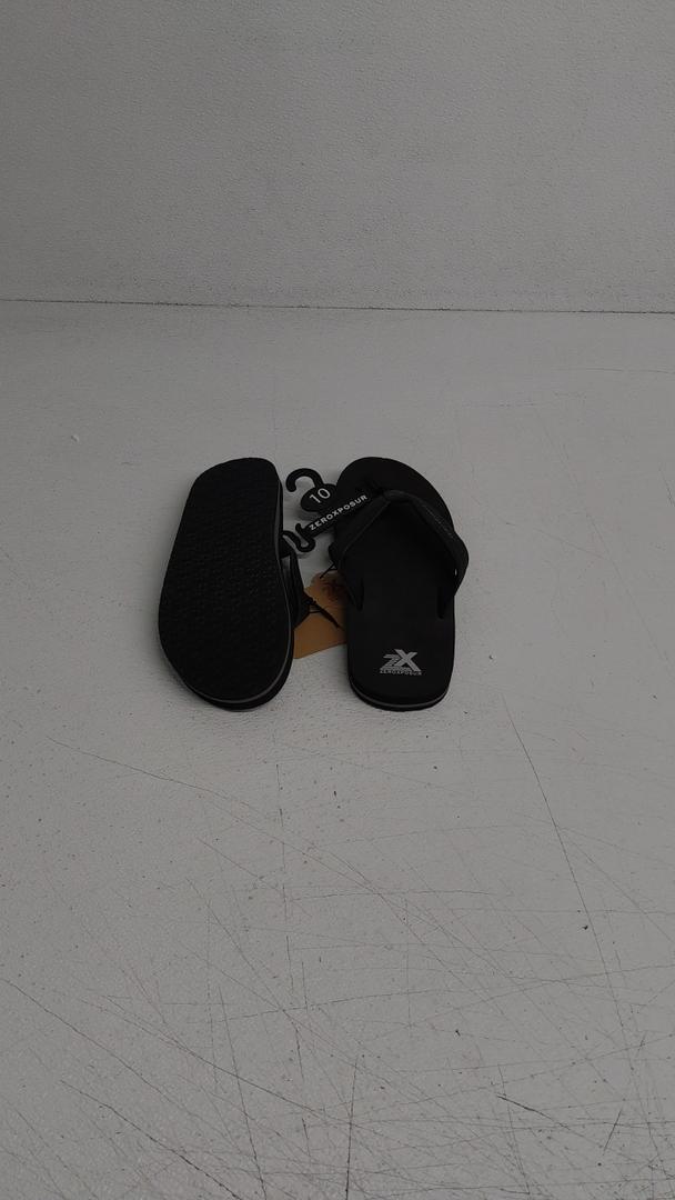 Zeroxposur Black Flip Flop Size 10, BLACK