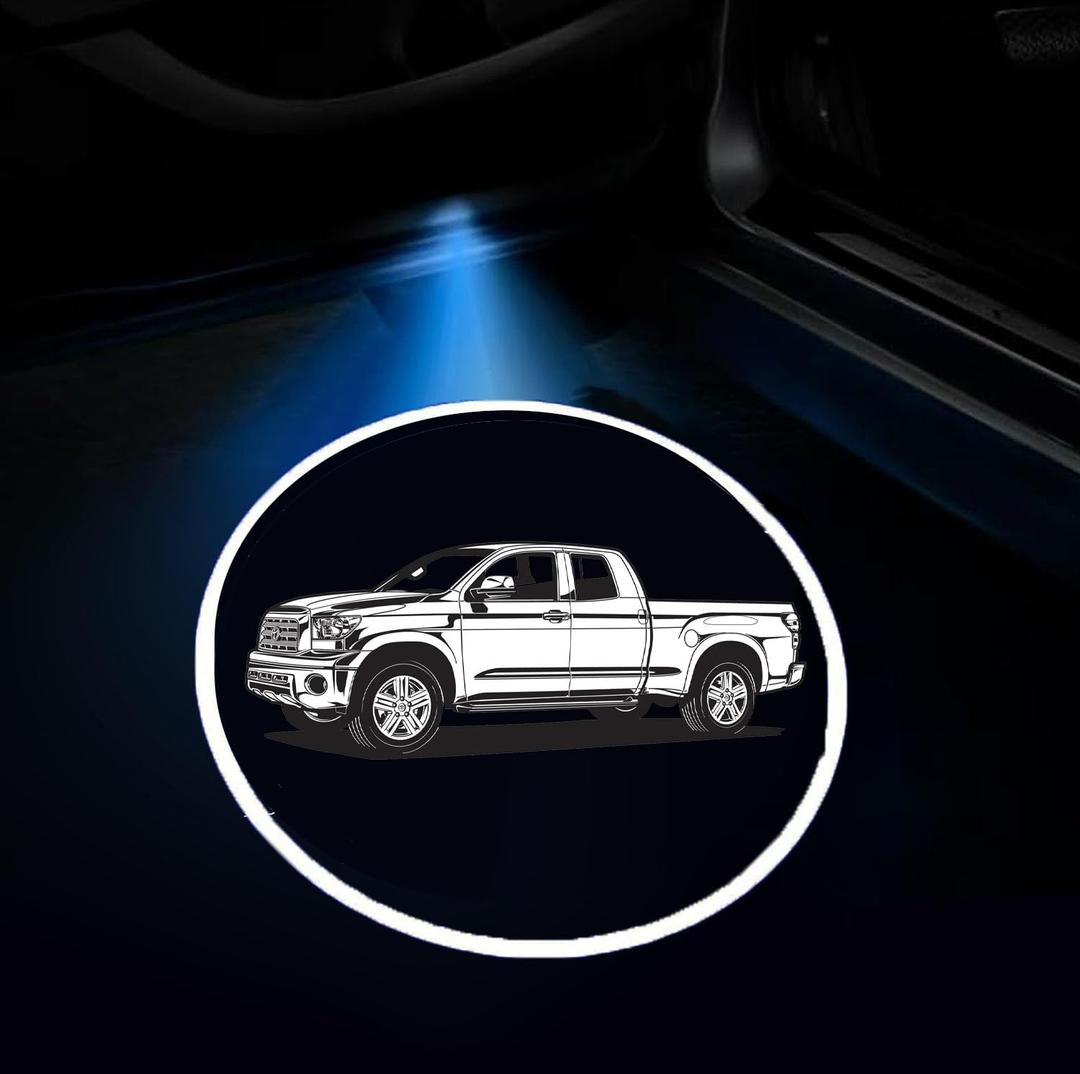 2PCS fit for Tundra LED Car Door Projector Courtesy Lights Ghost Shadow Welcome Lamp (Tundra)