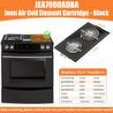 Upgraded JEA7000ADBA Coil Element Cartridge Compatible with Jenn Air Cooktop Replacement Parts Range Stove Cartridge For Whirlpool Electric Burner Cartridge JEA7000ADB With Drip Pans