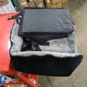 INFANZIA Dog Booster Car Seat for Small Medium Dogs, Elevated Pet Car Seats with Safety Leash for Pets Under 45Lbs, Washable Lookout Puppy Travel Seat with Storage Pockets (Medium, Black)