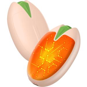 Hand Warmers Rechargeable, 2 Pack, 6000mAh Magnetic Electric Handwarmers, 20Hrs Long Heating USB Pocket Hand Warmers Gifts for Women Men, Fishing, Golf, Hunting, Camping