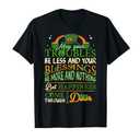 Irish Blessing St Patricks Day Leprechaun Rainbow Irish Gift T-Shirt, Small