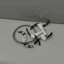 GANIZA Food Processors, Electric Food Chopper with Meat Grinder & Vegetable Chopper - 2 Bowls (8 Cup+8 Cup) with Powerful 450W Copper Motor - Includes 2 Sets of Bi-Level Blades for Fruits/Meat/Nuts (Black)