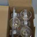 Vintage LED Edison Bulbs 6W, Equivalent 60W Incandescent, Warm White 2700K, ST58 Antique LED Filament Bulbs with 90+ CRI, E26 Medium Base,Dimmable, Clear Glass, Pack of 6