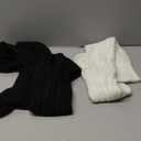 Women's Cable Knitted Thigh High Socks Cotton Over Knee Boot Stockings Winter Leg Warmers