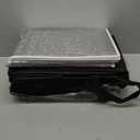 3 Pack Large Insulated Food Delivery Bag with hard bottom XXXL Large Reusable Thermal Cooler Grocery Tote Bag Thermal Cold/Hot Styrofoam Carrier for Shopping/Travel, Black