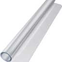 Transparent Table Protection Cover 29.5x59.1in, Thick Wipeable Pad, Transparent PVC Table Cloth, Plastic Wipe Clean Table Cloth, Tablecover Clear Waterproof (1mm)