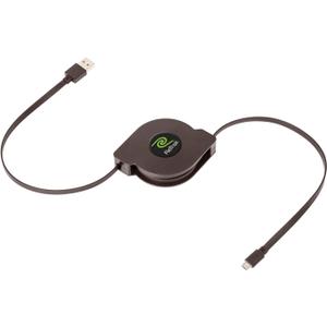 Retractable 10-Foot Micro USB Charge and Sync Cable