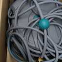 AXTRIM 1/2 in x 100 ft Retractable Garden Hose Reel - Auto Rewind, Lock Any Length, 10-Mode Spray Nozzle, Heavy Duty Kink-Free Water Hose for Outside Watering, 180 Swivel, Easy Mount & Storage