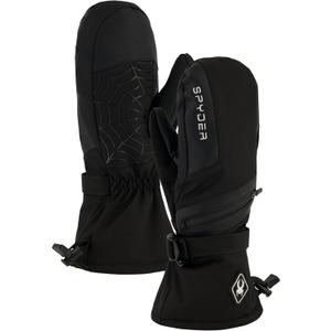 Spyder Womens Insulated Winter Ski Mitten (Small, Black)
