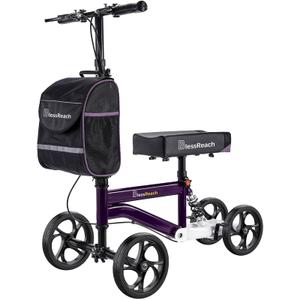 BlessReach Knee Scooter for Adults for Foot Injuries, 13" Cozy Knee Pad