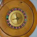 Leyndo 20 Inch Wooden Roulette Wheel with 4 Roulette Balls Casino Grade Precision Bearings Roulettes Wheel Turntable Leisure Table Games for Home Professional Use Night Party Game(Classic Pro)