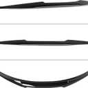 KHK E90 Rear Spoiler, Gloss Black Rear Trunk Spoiler Wings, ABS Material M4 Style Rear Spoiler Wing Lid Fits for 2006-2011 BMW E90 3-Series 4 Door Sedan & 2008-2011 for BMW M3 Sedan