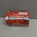 1000Pcs Christmas Tri Beads Plastic Beaded Ornament Kit with 30 Pcs Red and Green Chenille Stems Pipe Cleaners, 30 Pcs Bells and 10m Ribbon for Christmas Tree House Decorations Party DIY Craft Kit