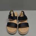 Coutgo Womens Flat Sandals Comfortable Arch Support Adjustable Double Strap Lightweight Summer Platform Sandals 8 1/2