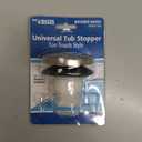 Toe Touch (Tip Toe, Foot Actuated) Bath Tub/Bathtub Drain Stopper Includes 3/8" and 5/16" Fittings Brushed Nickel (No Hair Catcher)