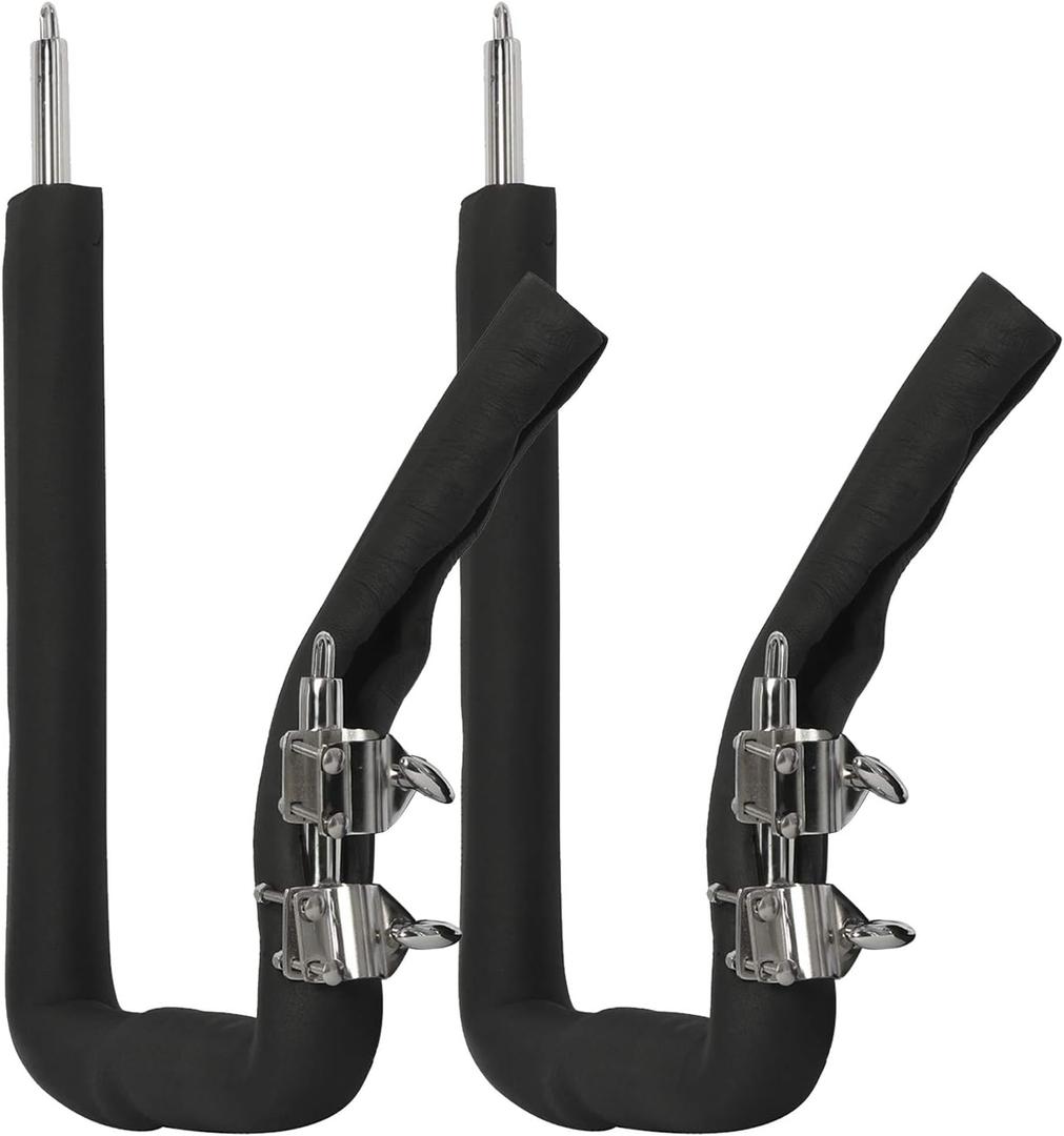 Homend Stainless Steel Storage Rack Kayak Boat Rail Mounted fit SUP Surfboards,Longboards and Stand up Paddle Boards.