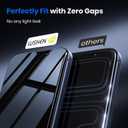 WSKEN Privacy Screen Protector for iPhone 17 Pro Max - Full Coverage Tempered Glass, 24 Anti Spy Private Screen, Auto Alignment Installation Tool, Full Edge Case Friendly Protector