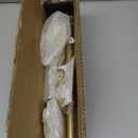 Room Darkening Rods, Single Window Rods 28-56 Inch(2.33-4.67ft) Telescoping Wrap Around Curtain Rod Splicing Structure With Hidden Base Bracket, Warm Gold