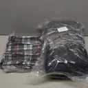 48 Pcs Winter Beanie Hat Glove Scarf Set Bulk Fleece Windproof Ski Glove Plaid Scarves Warm Beanie Cap for Women Men Homeless (Fashion)