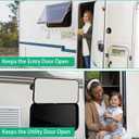 NiHome RV Magnetic Door Stop for Door Holding & Stopping, Easy Install Non-Obtrusive Design, Flexible Mounting Options for Older Homes & Uneven Doors, Protects Walls, Suitable for All Rooms (1PC)