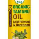 Seven Minerals USDA Organic Tamanu Oil - Big 8oz (240ml) - Cold Pressed & 100% Pure Tamanu Organic for Skin, Face, Hair, & Nails - GMO & Hexane Free Nutrient Dense Carrier Oil that Absorbs Easily