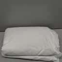 Ruffle White Duvet Cover King Size-Washed Cotton Shabby Farmhouse Chic Ruffled Bedding 3pcs(1 Soft Linen Feel Cotton Duvet Cover +2 Ruffle Pillowshams) Aesthetic French Country King Bedding