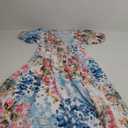 Women's Floral Maxi Dress Summer Fall Wedding Guest Dress
 XL