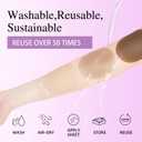 Nipple Covers for Women, Reusable Seamless No-Show Silicone Covers (S)