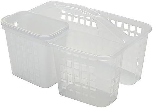 Bath Bliss 2 in 1 Portable, Bathroom Shower Caddy for Shampoo, Conditioner, Soap, and Cosmetics, in Bath Tote Has damage