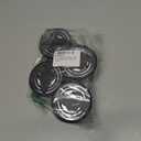 LITTLE TREES Car Air Freshener | Fiber Can Provides Long Lasting Scent for Auto or Home | Recycled Fiber | Black Ice, 4 Air Fresheners (4 Count (Pack of 1))