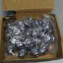 20PCS M12x1.25 Chrome Closed End Bulge Acorn Lug Nuts - Cone Seat - 21mm Hex Wheel Lug Nut Set Compatible for Infiniti EX35 G35 G37 & Nissan Frontier Maxima Murano 5 Lugs