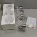 3 Lights Vanity Light, Brushed Nickel Bathroom Light Fixtures, Farmhouse Wall Sconces with Globe Clear Glass Shade, Porch Wall Mount Lamp for Mirror, Kitchen, Porch, Living Room, Workshop (E26 Base)