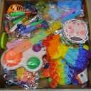 200 Pcs Party Favors for Kids, Fidget Toys Bulk, Birthday Gift Toys, Stocking Stuffers, Treasure Box Birthday Party, Goodie Bag Stuffers, Carnival Prizes, Pinata Filler for Classroom