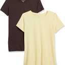 Amazon Essentials Women's Tech Stretch Short-Sleeve Crewneck T-Shirt - Discontinued Colors, Multipacks XS
