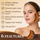 3 x Lymphatic Contour Face Brush - Facial Massage Tool for Lymphatic Drainage, Contouring & Relaxation | Gentle Gua Sha Brush & Skin Care Tools for Daily Routine