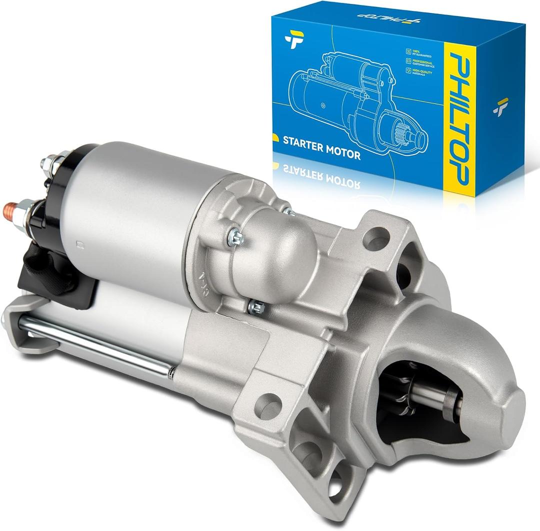 PHILTOP New Starter 6494N Replacement for Chevrolet,GMC for Cadillac,Buick for Saab,Isuzu for Silverado/Sierra 1500, Tahoe, Yukon, Suburban/Avalanche 1500, Express/Savana 1500/2500/3500, Rainier,