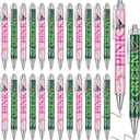 24 Pcs Witch Pens Bulk Princess and Witch Party Favors Pink and Green Gift Pens Set for Friends Girls Friendship Matching Office School for Party Supplies Decorations Gifts