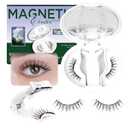 BEYELIAN Portable Magnetic Eyelashes with Applicator Kit All-In-One Box, Upgrade Soft Reusable Magnetic Lashes, No Glue Needed False EyelashesAYT35 (Lightweight & Comfortable)