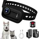 TIMNUT HD 4K Dog Tracker Collar, WiFi Cat Collars Camera Mini Action Camera for Video Records Wireless Cats Dogs Collar Mini Body Cam Outdoor/Inoor Pet Supplies Birthday
