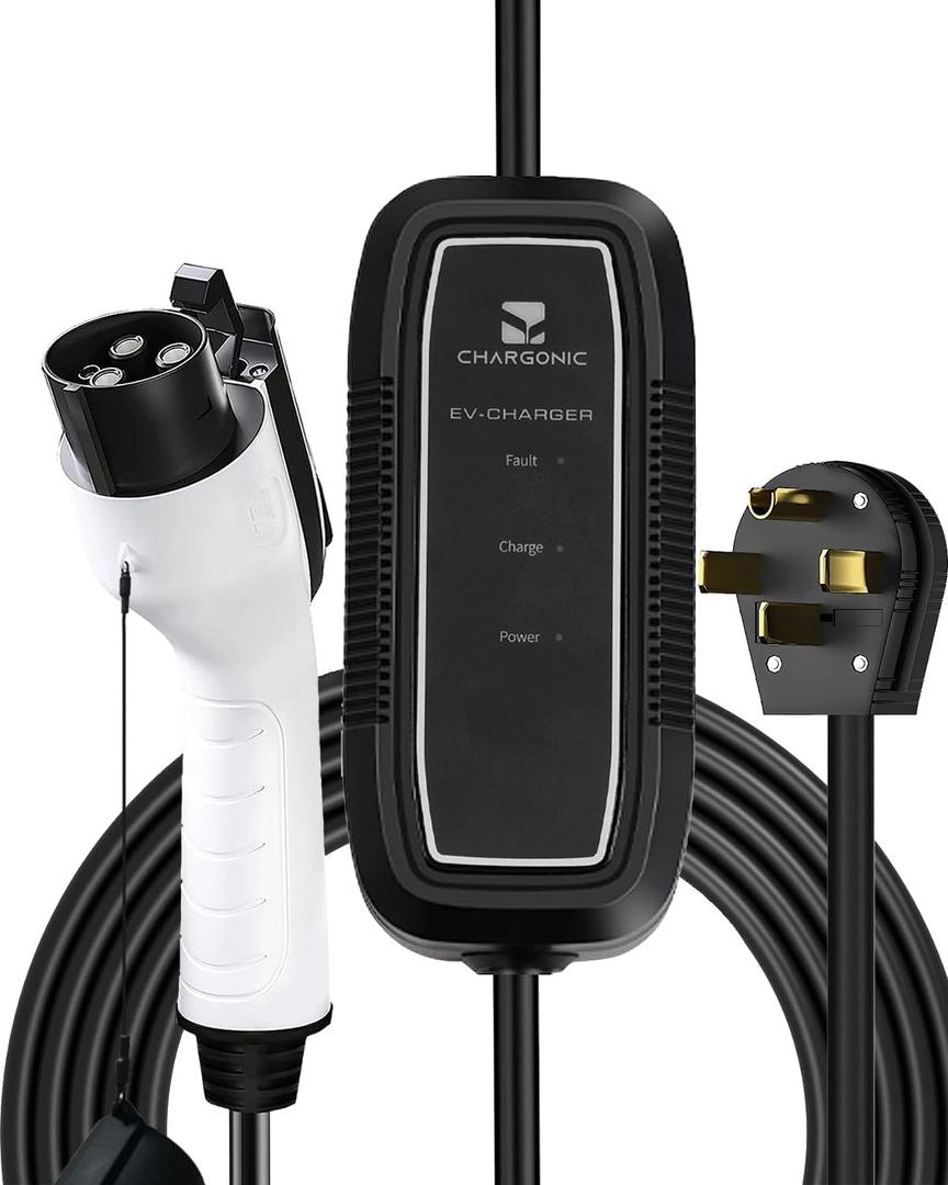 Level 2 EV Charger, 32Amp Home Electric Vehicle Charger with NEMA 14-50 Plug, 21ft Extension Cable Portable EV Charger for All J1772 Electric Vehicles (32Amp Portable Charger) Level 2 EV Charger, 32Amp Home Electric Vehicle Charger with NEMA 14-50 Plug, 21ft Extension Cable Portable EV Charger for All J1772 Electric Vehicles (32Amp Portable Charger)