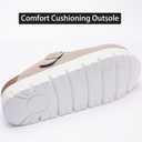 Genuine Suede Clogs for Women Platform ShoesLeather Comfort Potato Shoes Chunky with Arch Support, Casual Trendy Shoes Mules for Women (11, Sand)